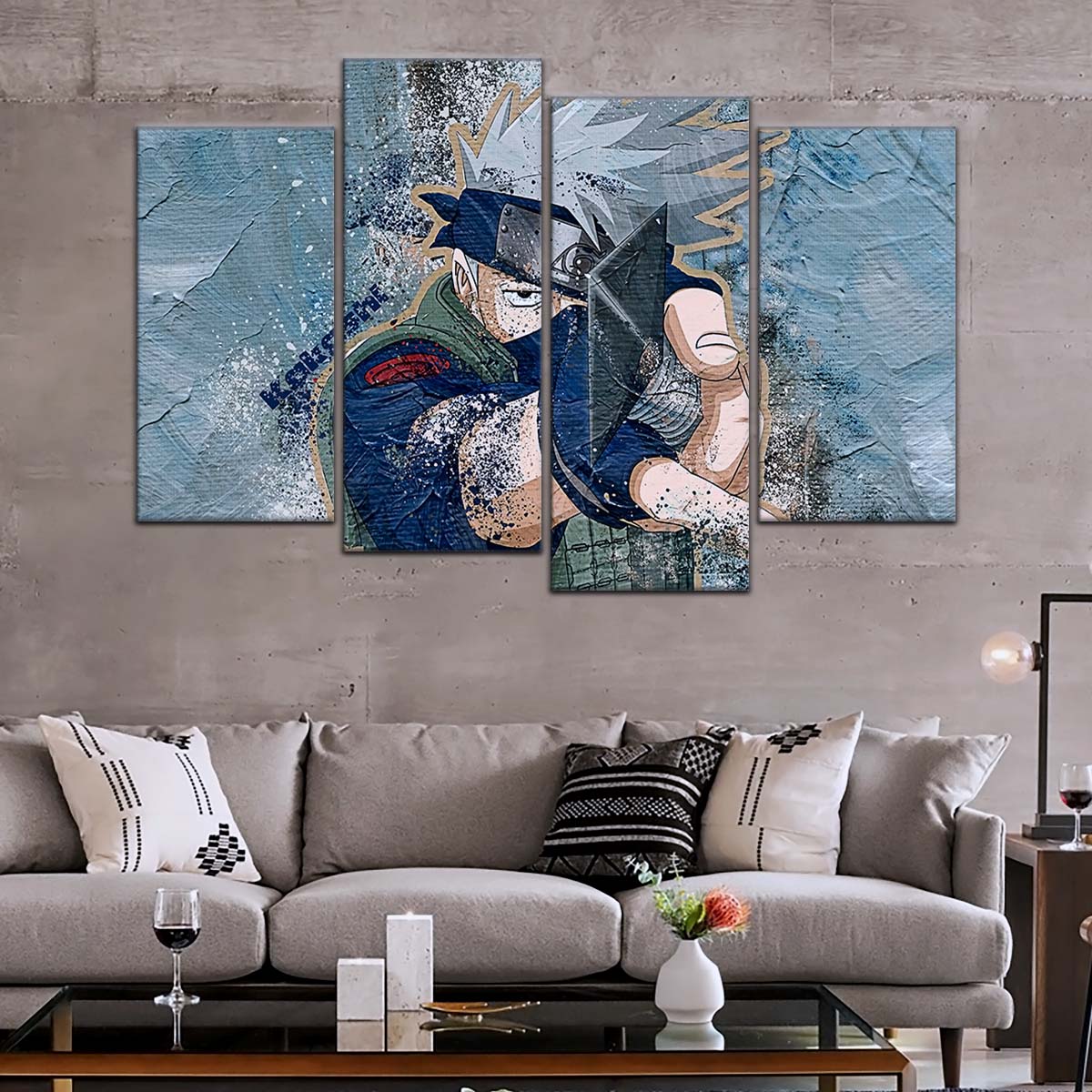Naruto Wall Art - NA5079 - Kakashi Hatake - Naruto Poster - Naruto Canvas