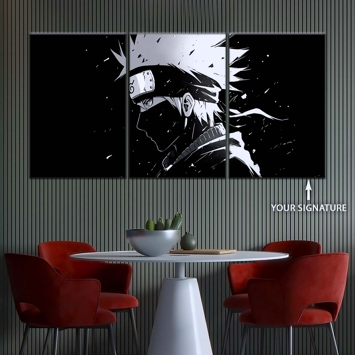 Naruto Wall Art - NA5081 - Kakashi Hatake - Naruto Poster - Naruto Canvas