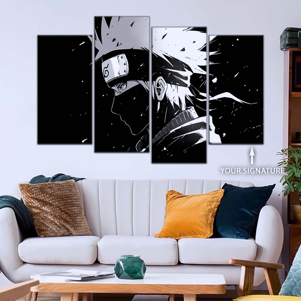 Naruto Wall Art - NA5081 - Kakashi Hatake - Naruto Poster - Naruto Canvas