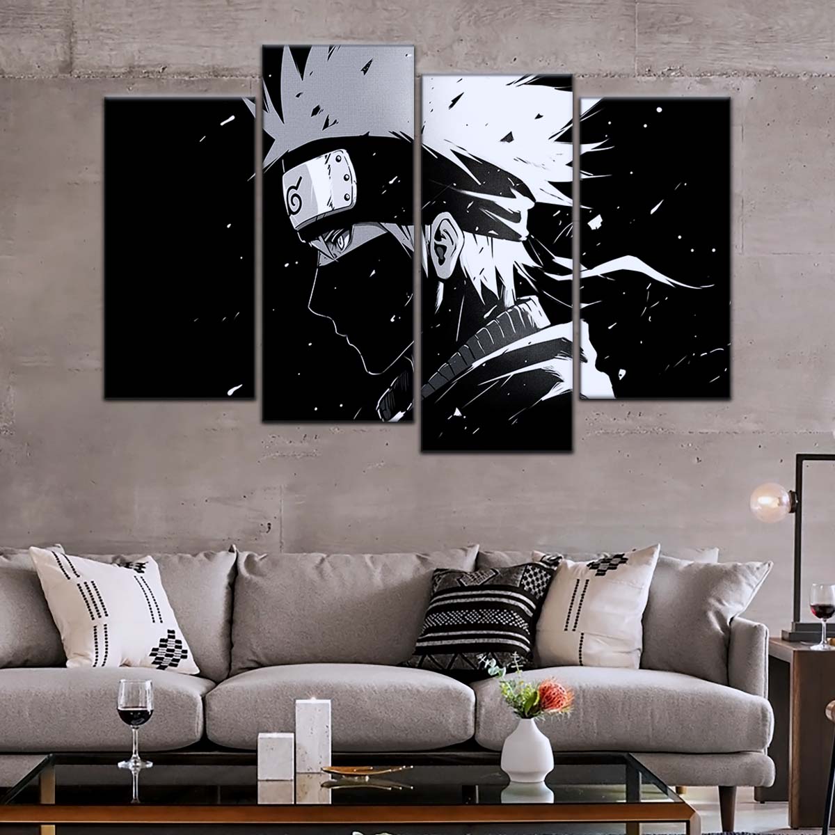 Naruto Wall Art - NA5081 - Kakashi Hatake - Naruto Poster - Naruto Canvas
