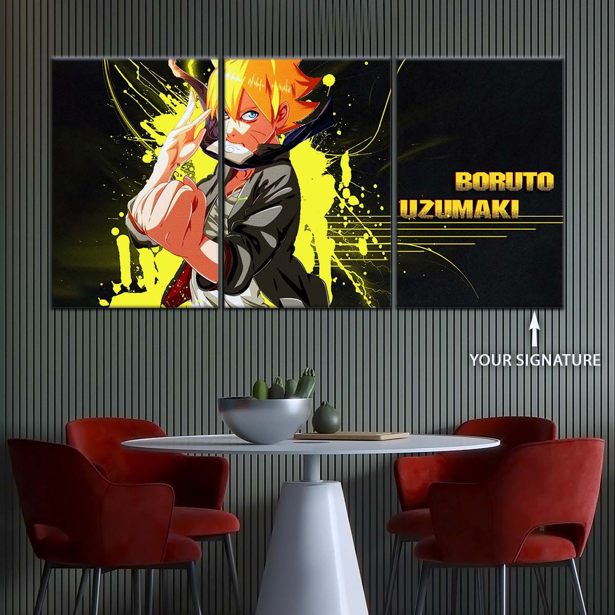 Naruto Wall Art - NA5082 - Boruto Uzumaki - Dynamic Ninja Power Unleashed - Naruto Poster - Naruto Canvas