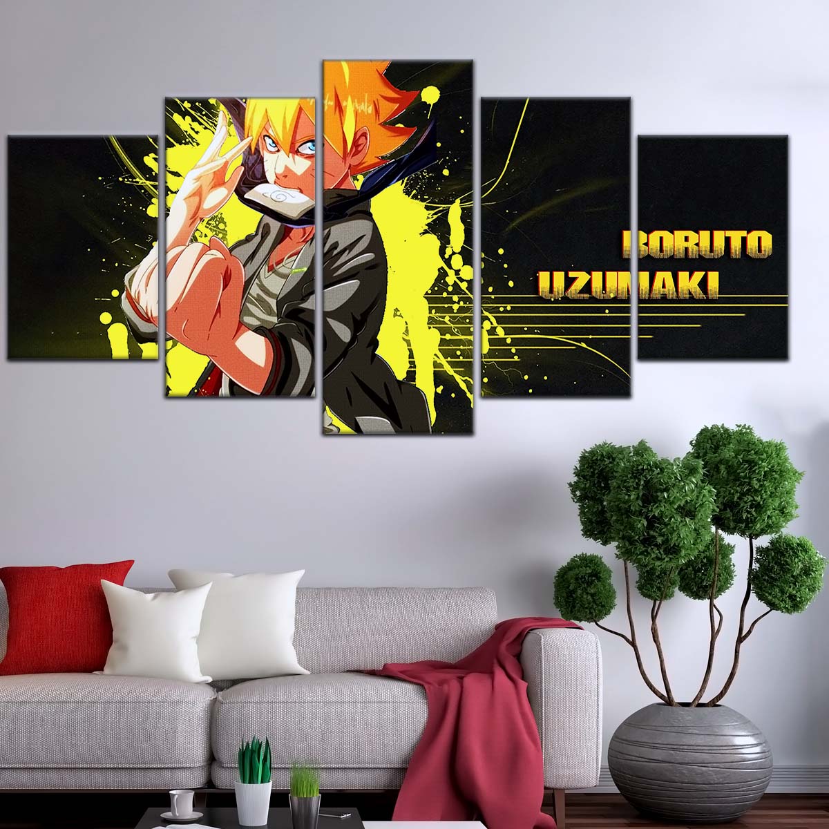 Naruto Wall Art - NA5082 - Boruto Uzumaki - Dynamic Ninja Power Unleashed - Naruto Poster - Naruto Canvas