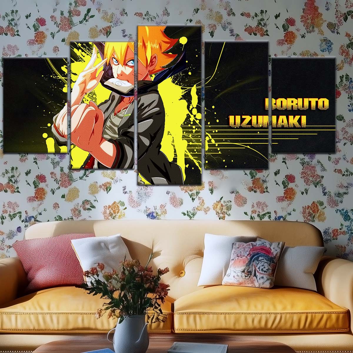 Naruto Wall Art - NA5082 - Boruto Uzumaki - Dynamic Ninja Power Unleashed - Naruto Poster - Naruto Canvas