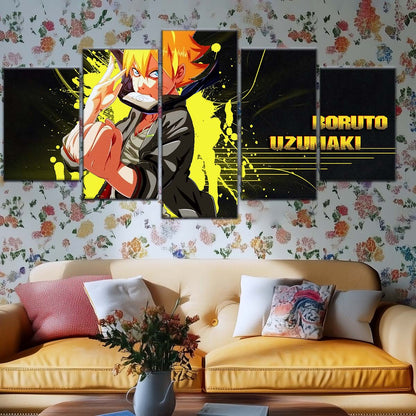 Naruto Wall Art - NA5082 - Boruto Uzumaki - Dynamic Ninja Power Unleashed - Naruto Poster - Naruto Canvas