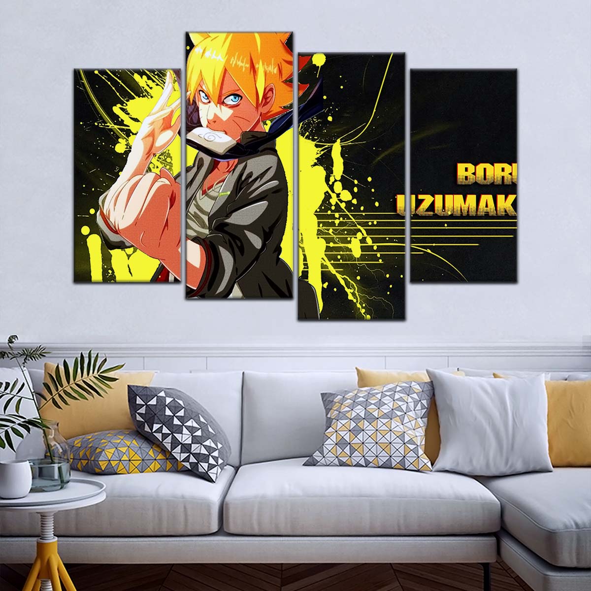 Naruto Wall Art - NA5082 - Boruto Uzumaki - Dynamic Ninja Power Unleashed - Naruto Poster - Naruto Canvas