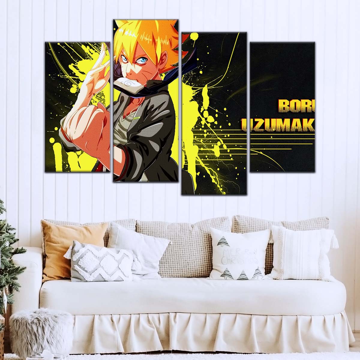 Naruto Wall Art - NA5082 - Boruto Uzumaki - Dynamic Ninja Power Unleashed - Naruto Poster - Naruto Canvas