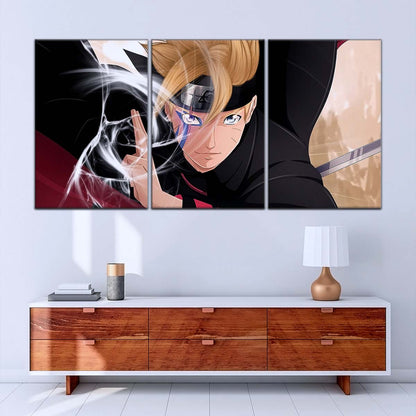 Naruto Wall Art - NA5083 - Boruto Uzumaki - Dynamic Anime Action Scene - Naruto Poster - Naruto Canvas