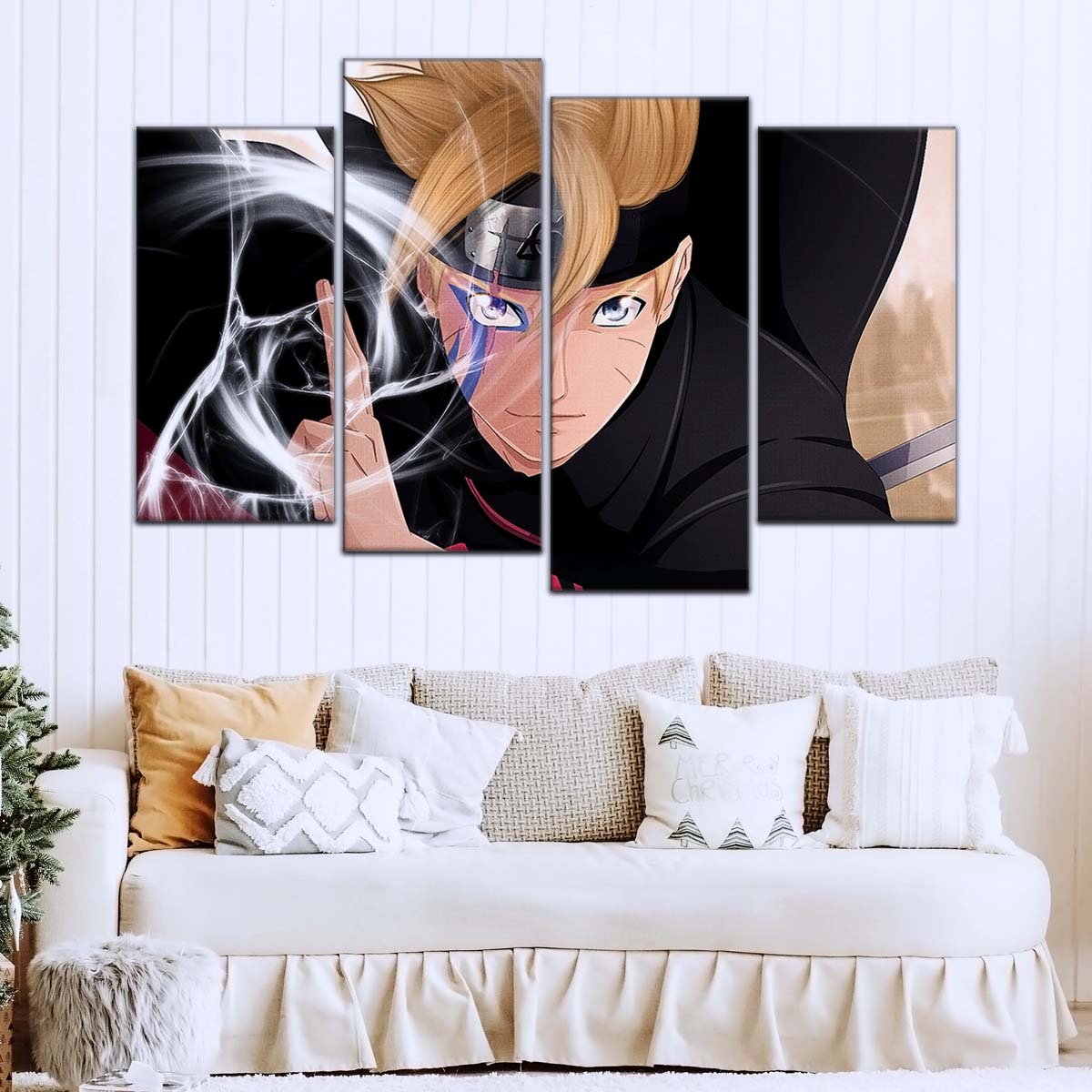 Naruto Wall Art - NA5083 - Boruto Uzumaki - Dynamic Anime Action Scene - Naruto Poster - Naruto Canvas