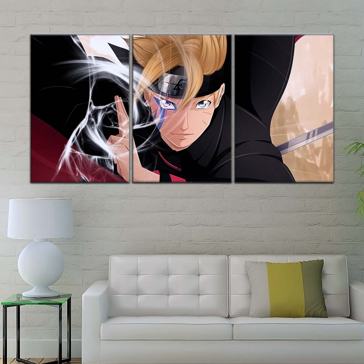 Naruto Wall Art - NA5083 - Boruto Uzumaki - Dynamic Anime Action Scene - Naruto Poster - Naruto Canvas