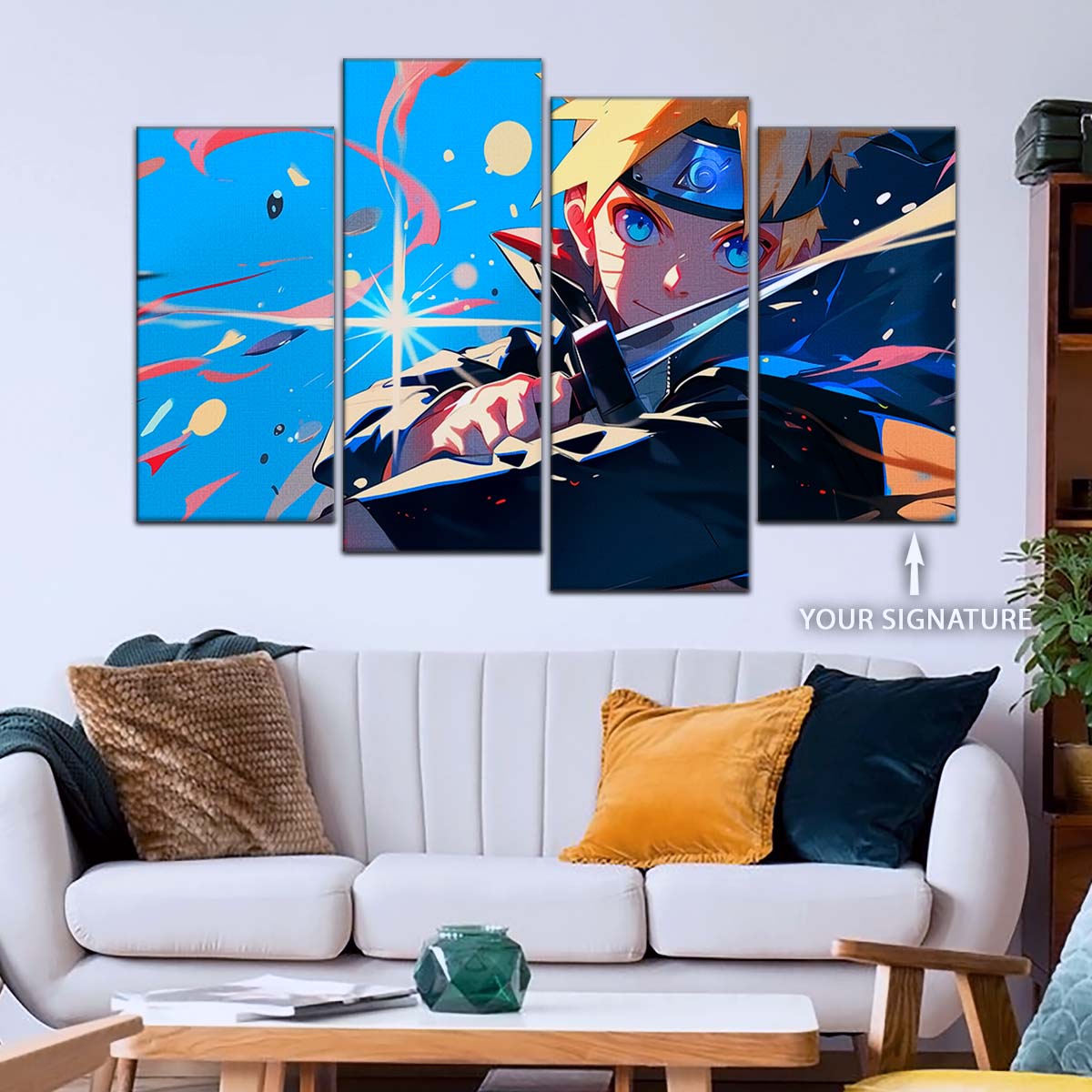 Naruto Wall Art - NA5090 - Boruto Uzumaki - Naruto Poster - Naruto Canvas
