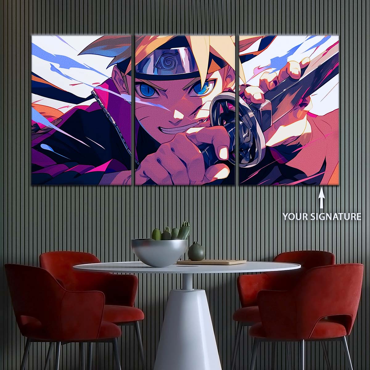 Naruto Wall Art - NA5091 - Boruto Uzumaki Ninja Determination - Naruto Poster - Naruto Canvas