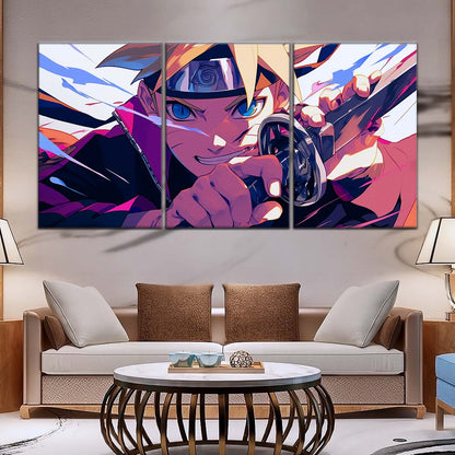 Naruto Wall Art - NA5091 - Boruto Uzumaki Ninja Determination - Naruto Poster - Naruto Canvas
