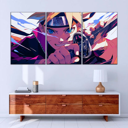 Naruto Wall Art - NA5091 - Boruto Uzumaki Ninja Determination - Naruto Poster - Naruto Canvas