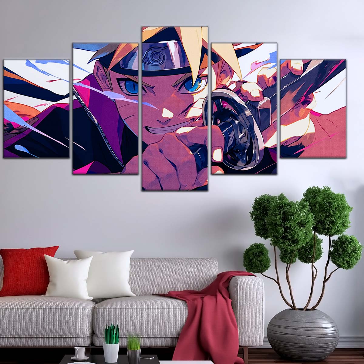 Naruto Wall Art - NA5091 - Boruto Uzumaki Ninja Determination - Naruto Poster - Naruto Canvas