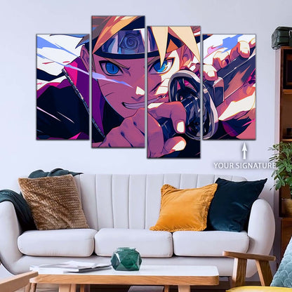 Naruto Wall Art - NA5091 - Boruto Uzumaki Ninja Determination - Naruto Poster - Naruto Canvas