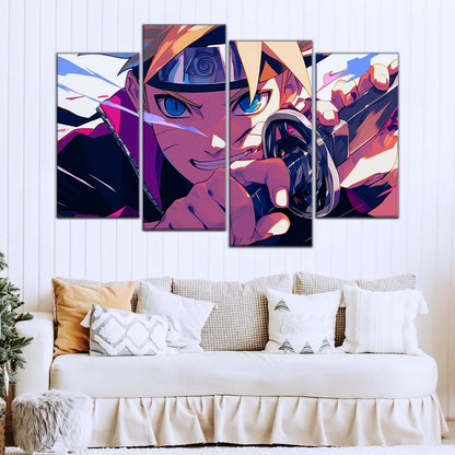 Naruto Wall Art - NA5091 - Boruto Uzumaki Ninja Determination - Naruto Poster - Naruto Canvas