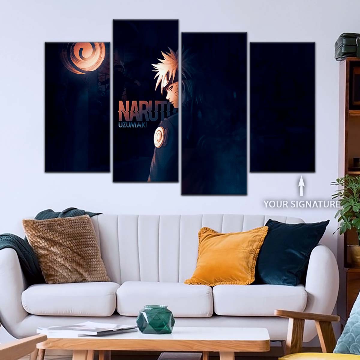 Naruto Wall Art - NA5092 - Naruto Uzumaki - Epic Anime Hero in Action - Naruto Poster - Naruto Canvas