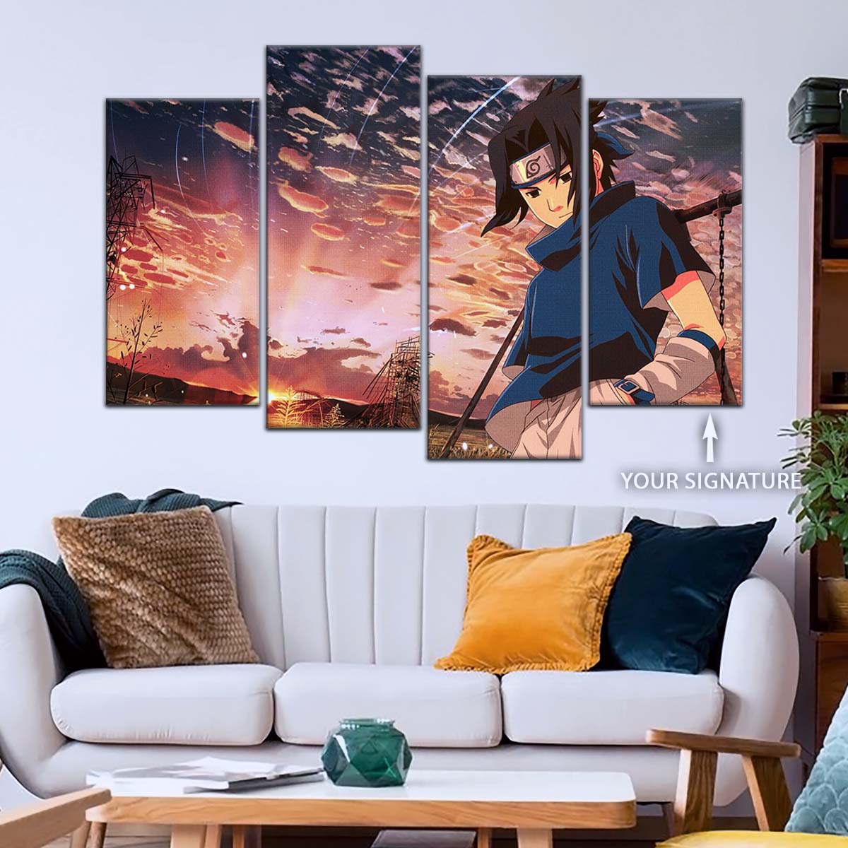 Naruto Wall Art - NA5094 - Sasuke Uchiha - Naruto Poster - Naruto Canvas
