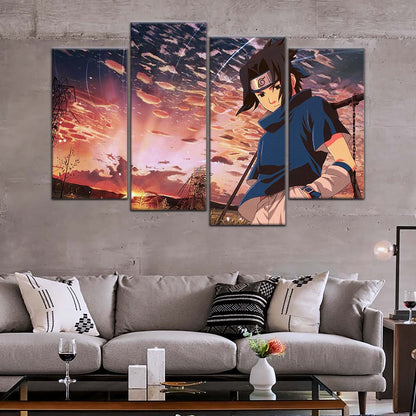 Naruto Wall Art - NA5094 - Sasuke Uchiha - Naruto Poster - Naruto Canvas