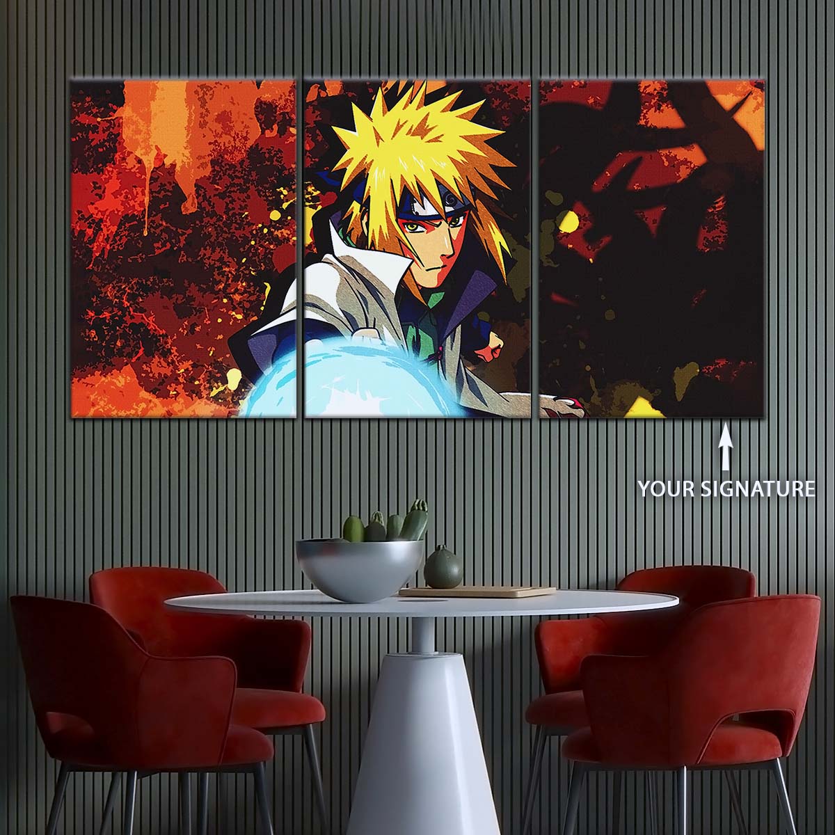 Naruto Wall Art - NA5096 - Minato Namikaze - Naruto’s Lightning Ninja Unleashed - Naruto Poster - Naruto Canvas