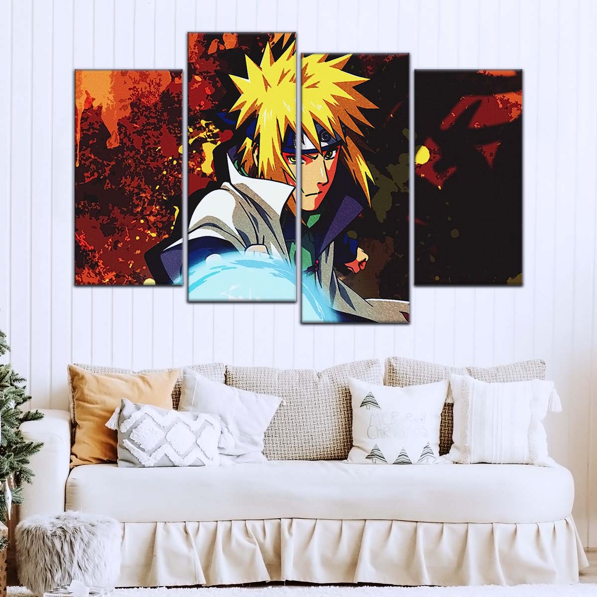 Naruto Wall Art - NA5096 - Minato Namikaze - Naruto’s Lightning Ninja Unleashed - Naruto Poster - Naruto Canvas