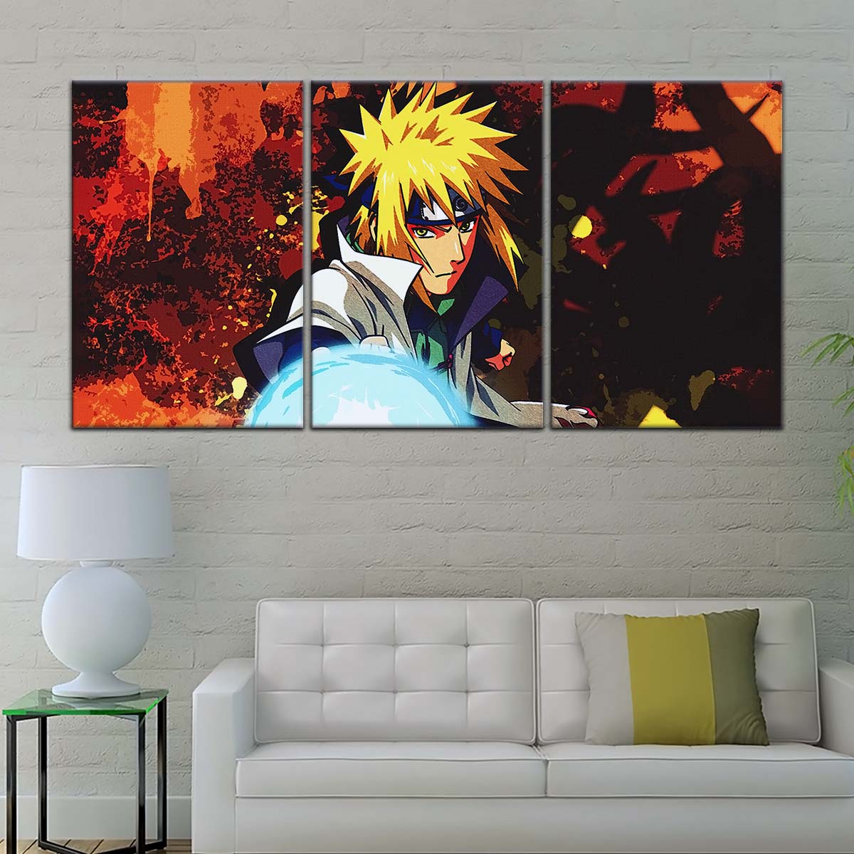 Naruto Wall Art - NA5096 - Minato Namikaze - Naruto’s Lightning Ninja Unleashed - Naruto Poster - Naruto Canvas