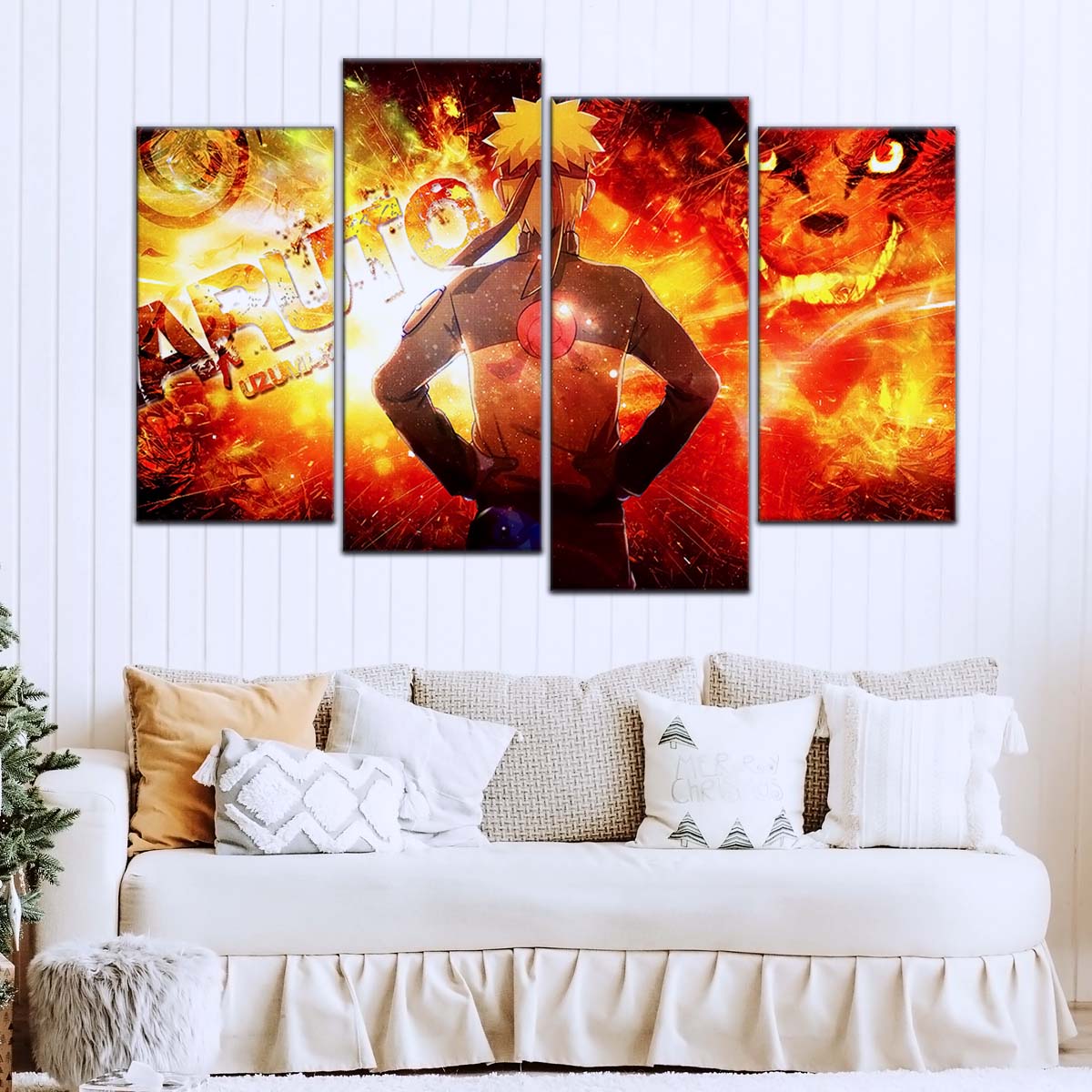 Naruto Wall Art - OP5004 - Kyūbi Power Naruto Uzumaki - Naruto Poster - Naruto Canvas