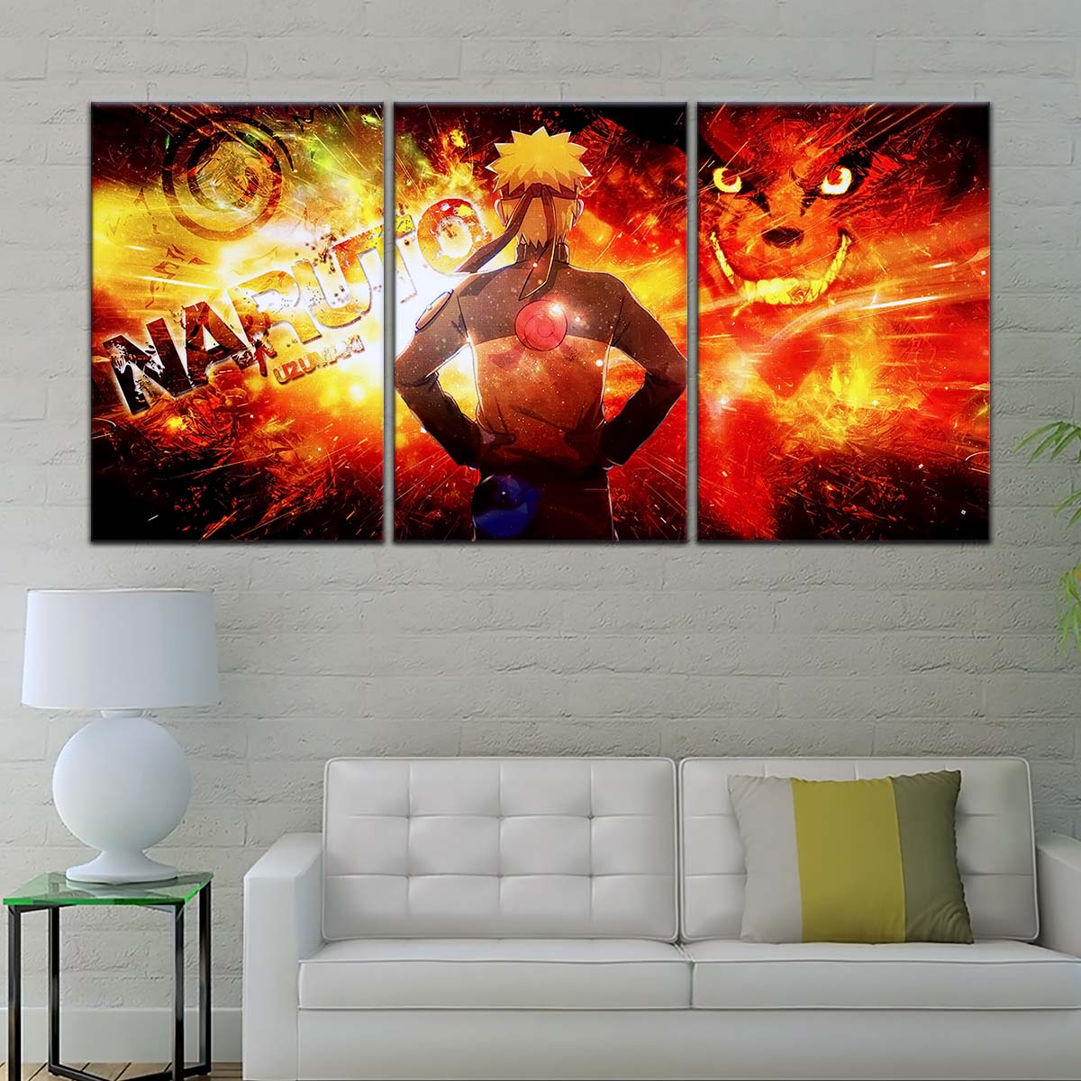 Naruto Wall Art - OP5004 - Kyūbi Power Naruto Uzumaki - Naruto Poster - Naruto Canvas