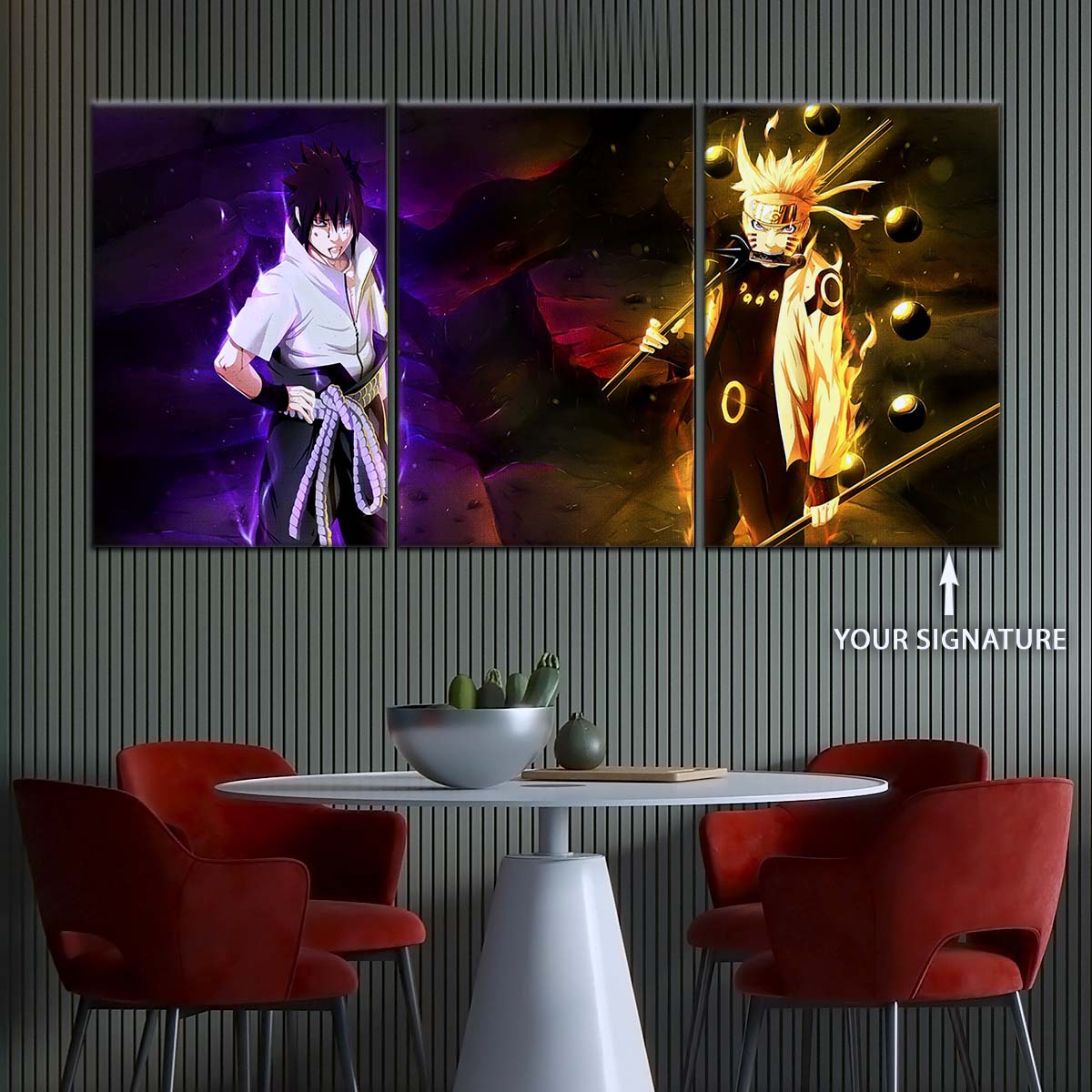 Naruto Wall Art - OP5005 - Naruto Uzumaki - Sasuke Uchiha - Naruto Poster - Naruto Canvas