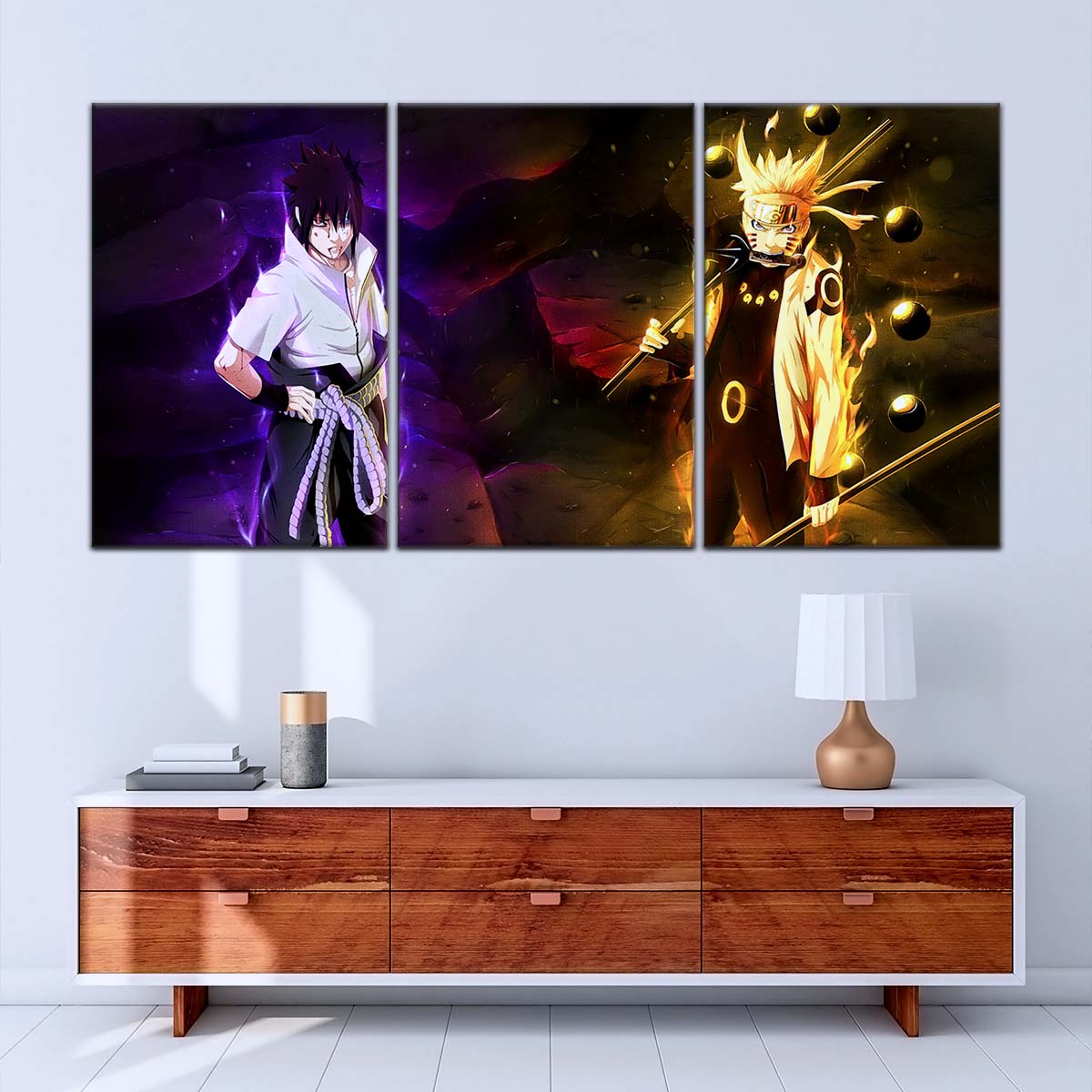 Naruto Wall Art - OP5005 - Naruto Uzumaki - Sasuke Uchiha - Naruto Poster - Naruto Canvas