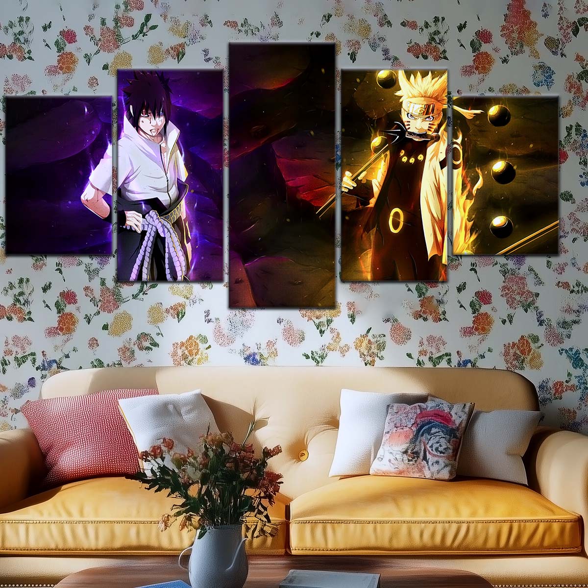 Naruto Wall Art - OP5005 - Naruto Uzumaki - Sasuke Uchiha - Naruto Poster - Naruto Canvas