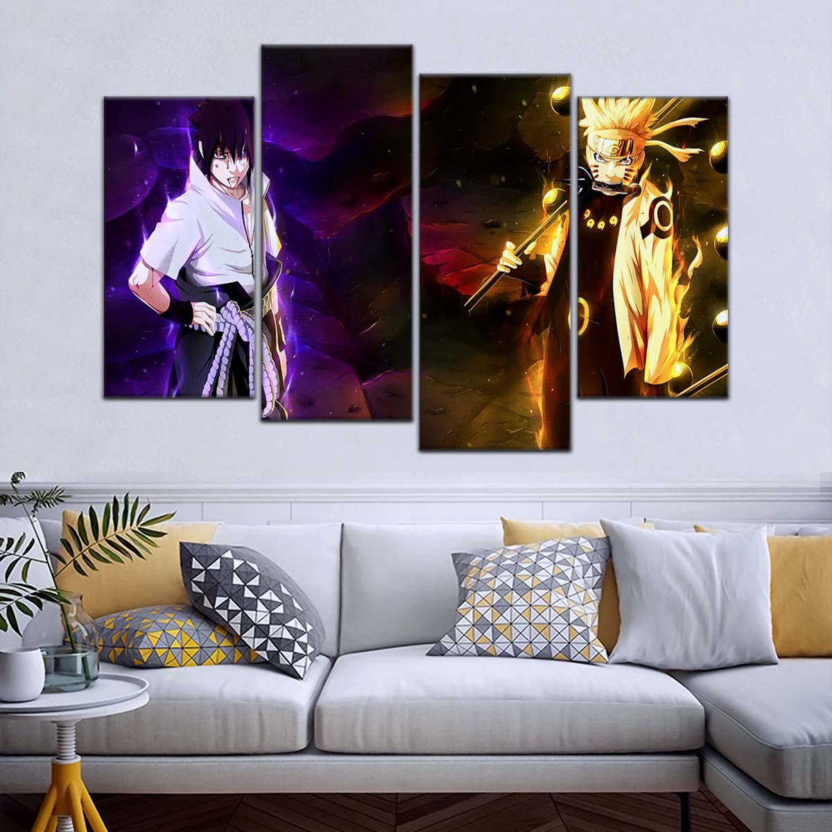 Naruto Wall Art - OP5005 - Naruto Uzumaki - Sasuke Uchiha - Naruto Poster - Naruto Canvas