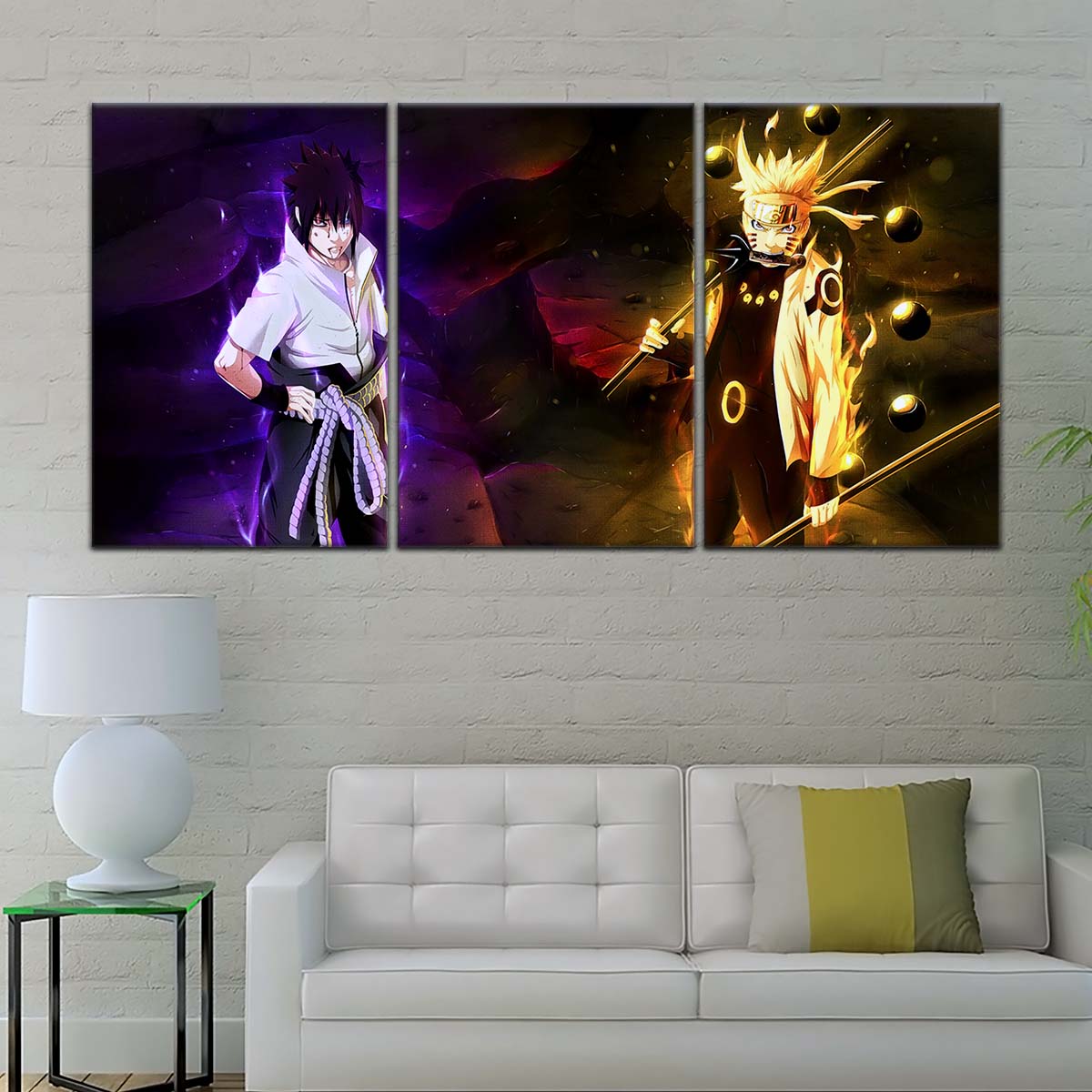 Naruto Wall Art - OP5005 - Naruto Uzumaki - Sasuke Uchiha - Naruto Poster - Naruto Canvas