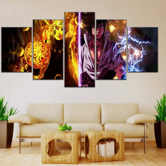 Naruto Wall Art - OP5006 - Naruto Uzumaki - Sasuke Uchiha - Naruto Poster - Naruto Canvas