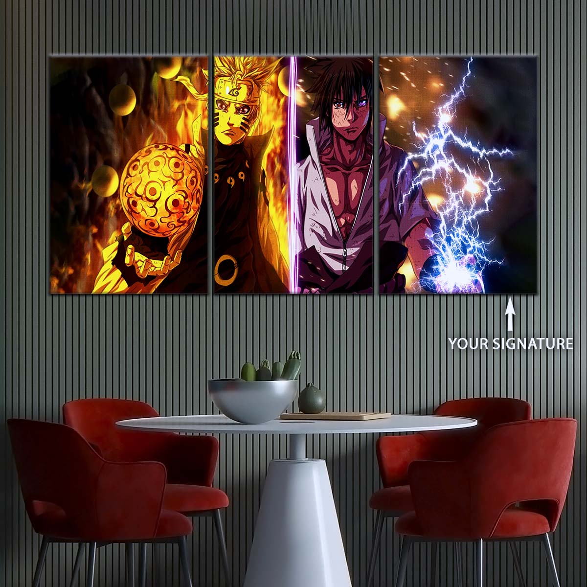 Naruto Wall Art - OP5006 - Naruto Uzumaki - Sasuke Uchiha - Naruto Poster - Naruto Canvas