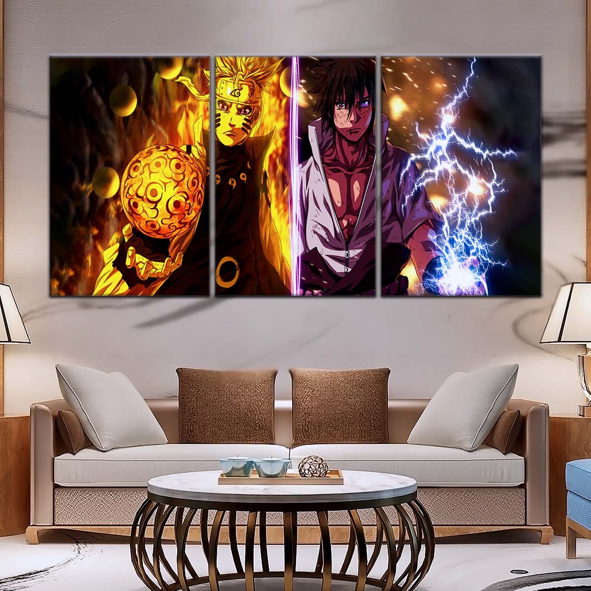 Naruto Wall Art - OP5006 - Naruto Uzumaki - Sasuke Uchiha - Naruto Poster - Naruto Canvas