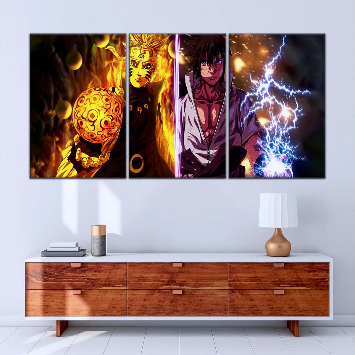 Naruto Wall Art - OP5006 - Naruto Uzumaki - Sasuke Uchiha - Naruto Poster - Naruto Canvas