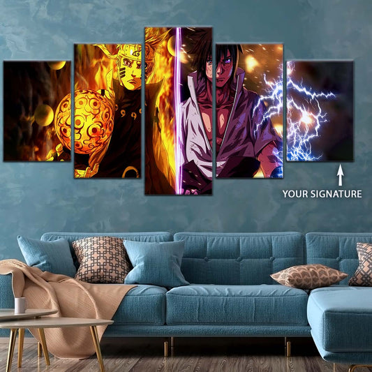 Naruto Wall Art - OP5006 - Naruto Uzumaki - Sasuke Uchiha - Naruto Poster - Naruto Canvas