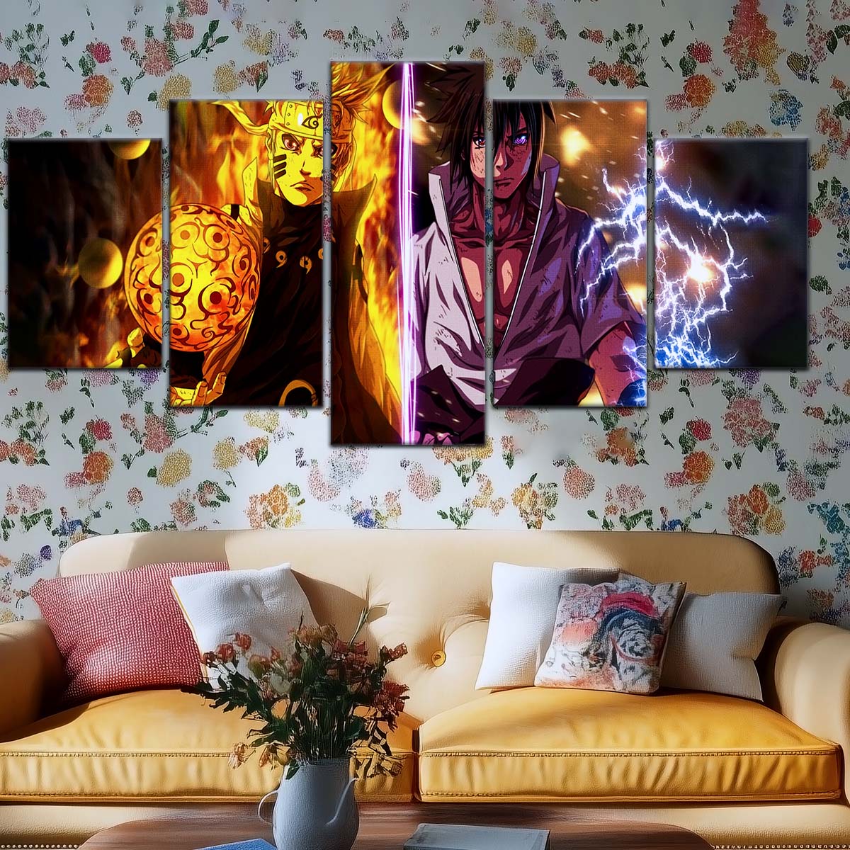Naruto Wall Art - OP5006 - Naruto Uzumaki - Sasuke Uchiha - Naruto Poster - Naruto Canvas