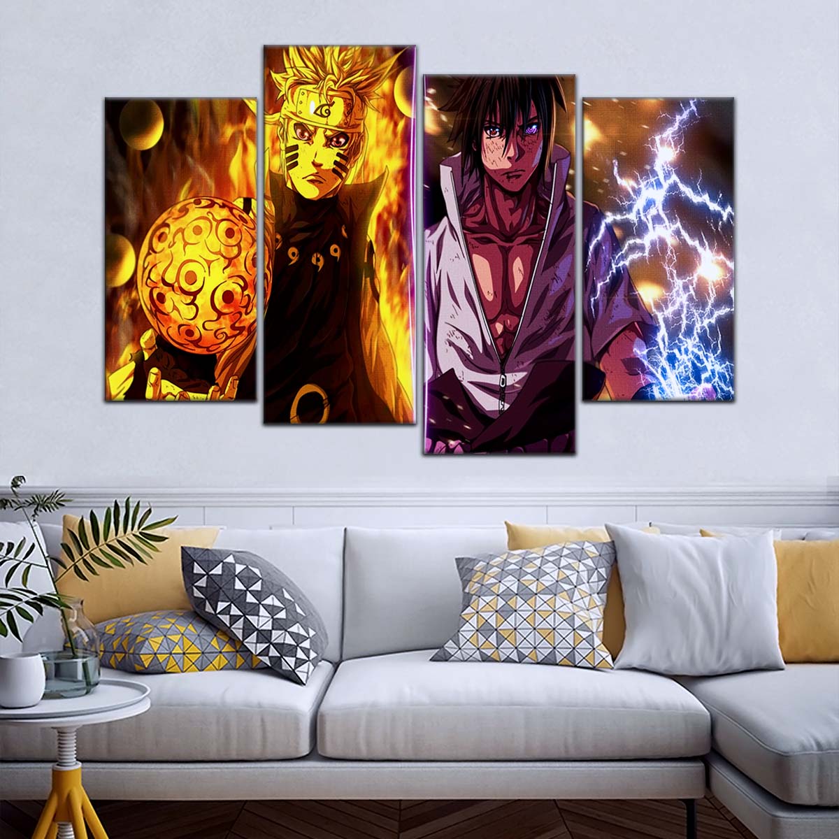 Naruto Wall Art - OP5006 - Naruto Uzumaki - Sasuke Uchiha - Naruto Poster - Naruto Canvas