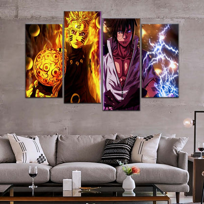 Naruto Wall Art - OP5006 - Naruto Uzumaki - Sasuke Uchiha - Naruto Poster - Naruto Canvas