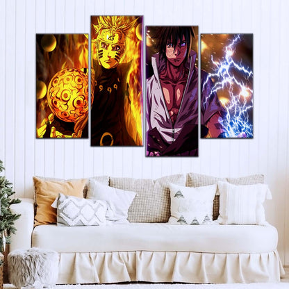 Naruto Wall Art - OP5006 - Naruto Uzumaki - Sasuke Uchiha - Naruto Poster - Naruto Canvas