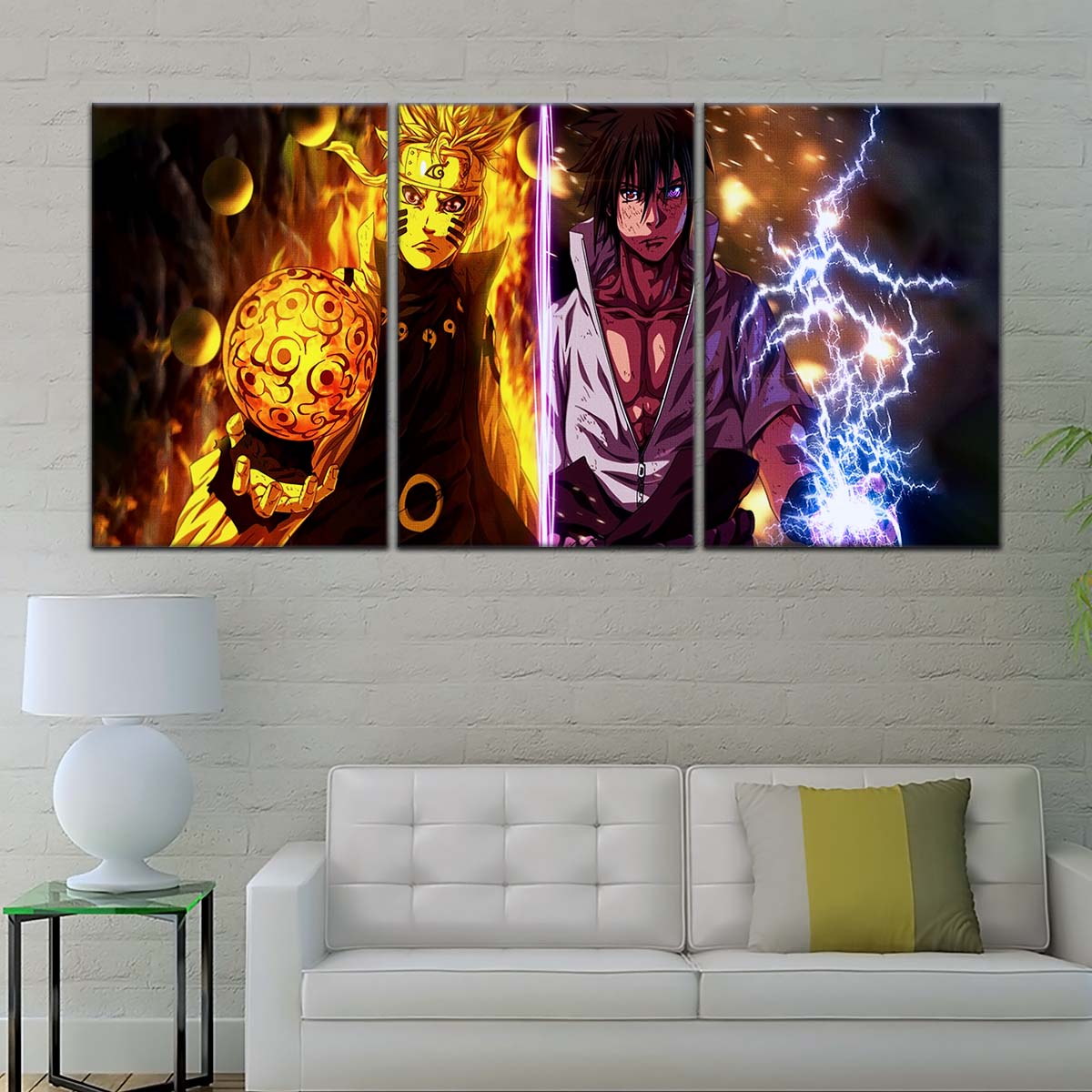 Naruto Wall Art - OP5006 - Naruto Uzumaki - Sasuke Uchiha - Naruto Poster - Naruto Canvas