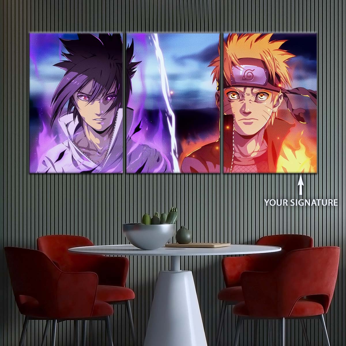 Naruto Wall Art - OP5007 - Naruto Uzumaki - Sasuke Uchiha - Naruto Poster - Naruto Canvas