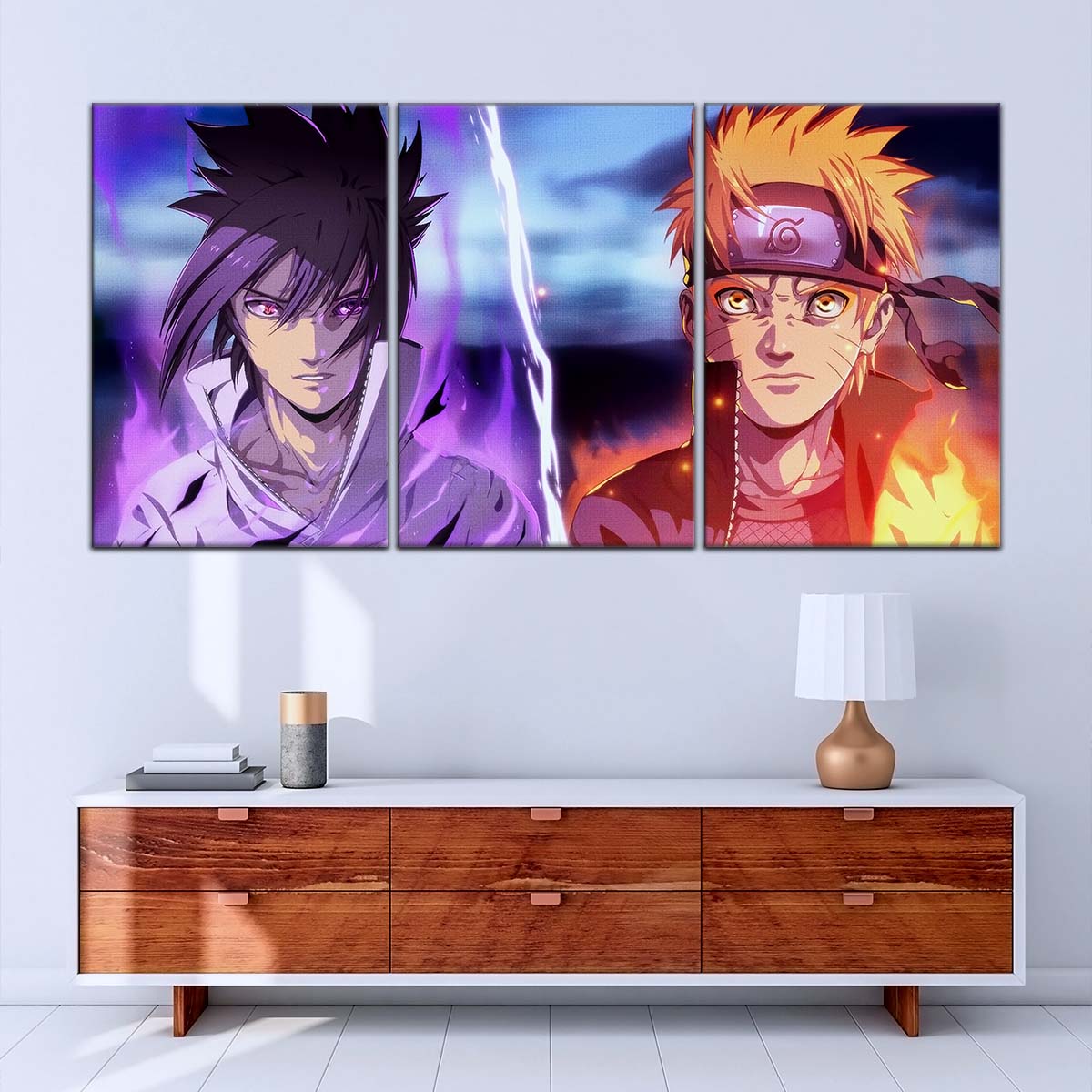 Naruto Wall Art - OP5007 - Naruto Uzumaki - Sasuke Uchiha - Naruto Poster - Naruto Canvas