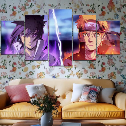 Naruto Wall Art - OP5007 - Naruto Uzumaki - Sasuke Uchiha - Naruto Poster - Naruto Canvas