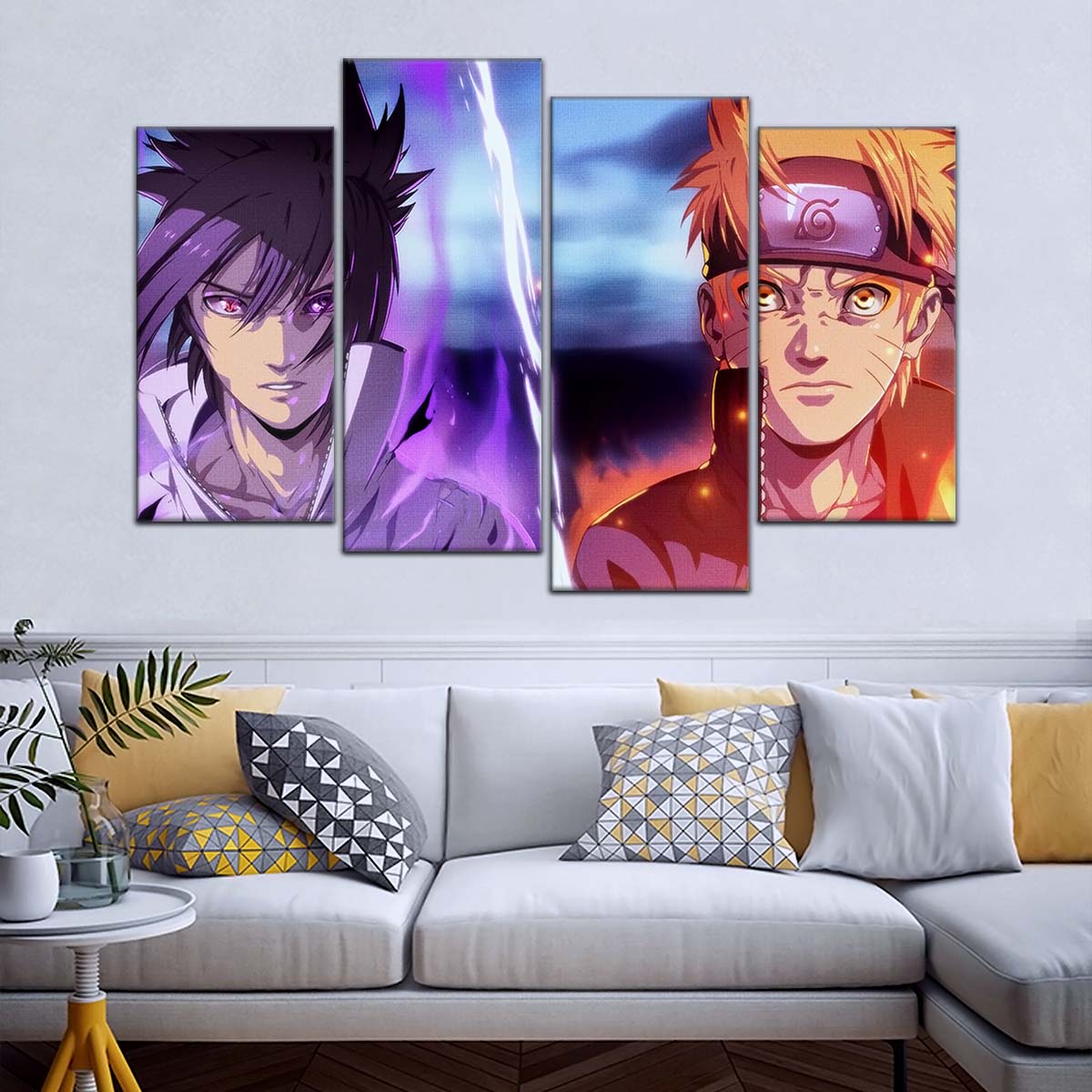 Naruto Wall Art - OP5007 - Naruto Uzumaki - Sasuke Uchiha - Naruto Poster - Naruto Canvas