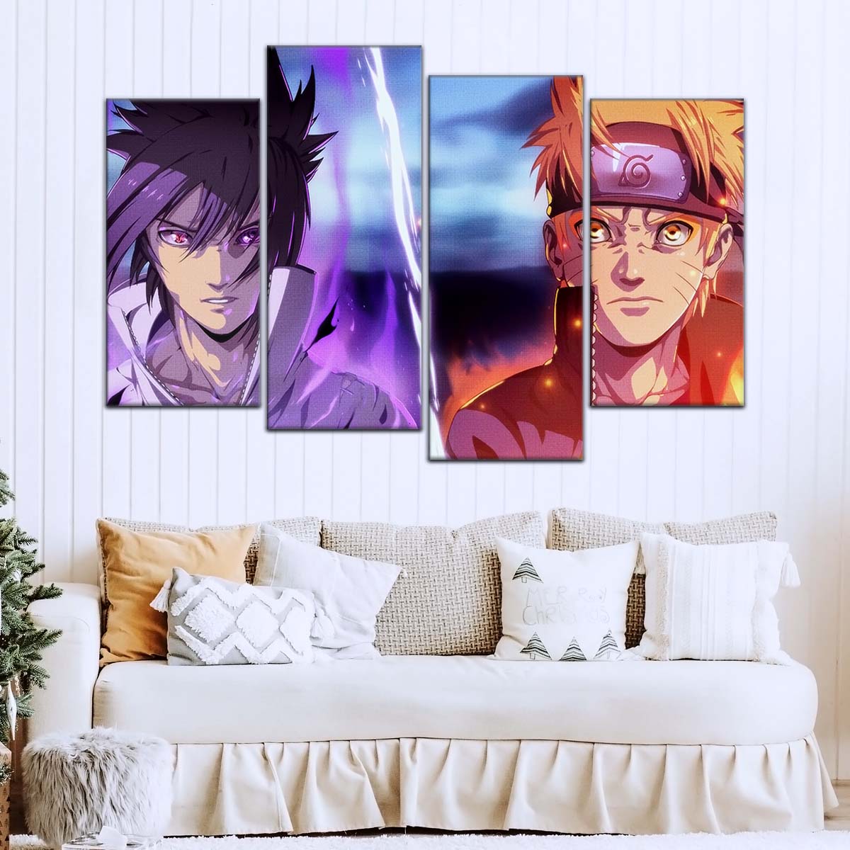 Naruto Wall Art - OP5007 - Naruto Uzumaki - Sasuke Uchiha - Naruto Poster - Naruto Canvas