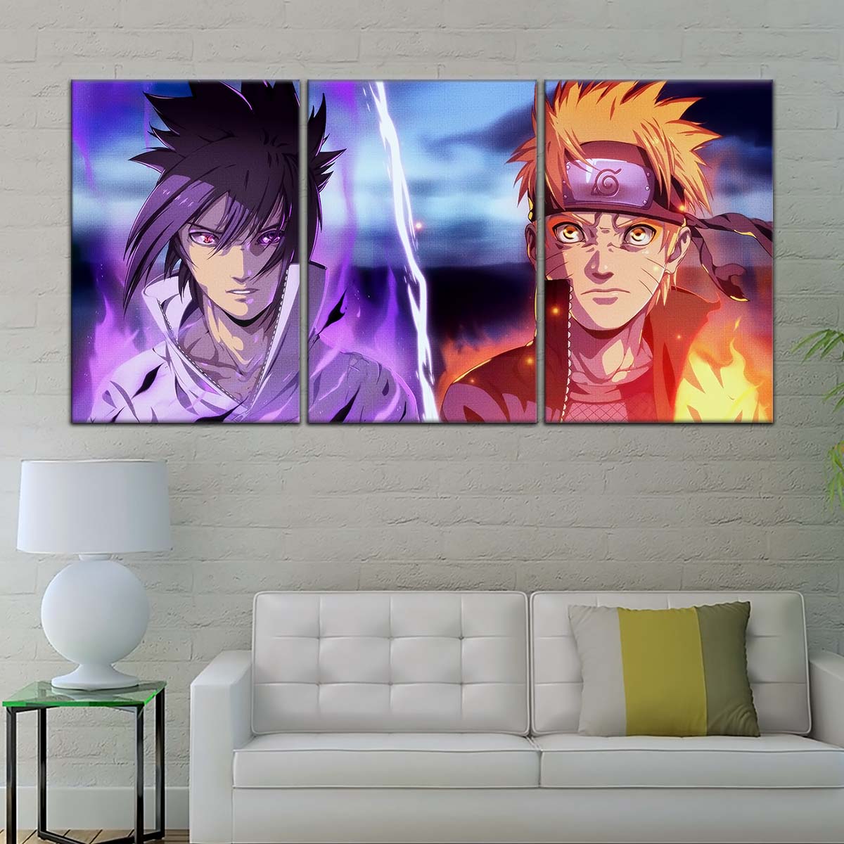 Naruto Wall Art - OP5007 - Naruto Uzumaki - Sasuke Uchiha - Naruto Poster - Naruto Canvas