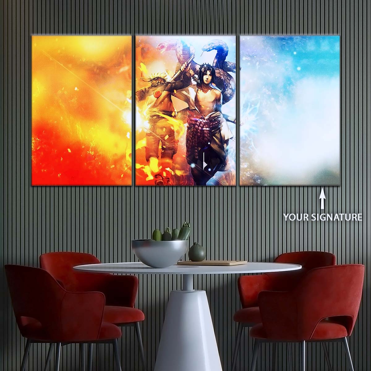Naruto Wall Art - OP5008 - Naruto Uzumaki - Sasuke Uchiha - Naruto Poster - Naruto Canvas